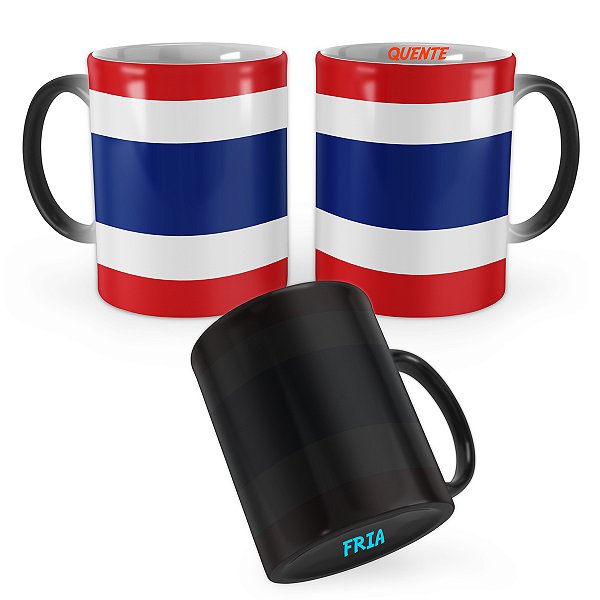Caneca Mágica Bandeira Tailândia País
