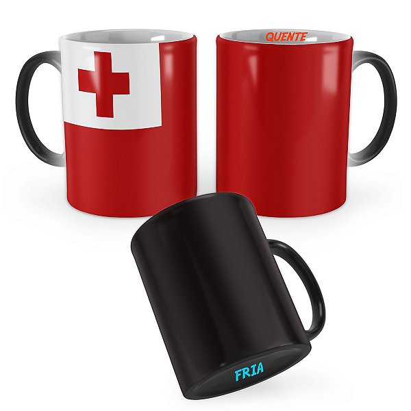 Caneca Mágica Bandeira Tonga País