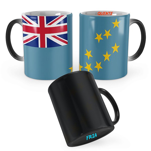 Caneca Mágica Bandeira Tuvalu País