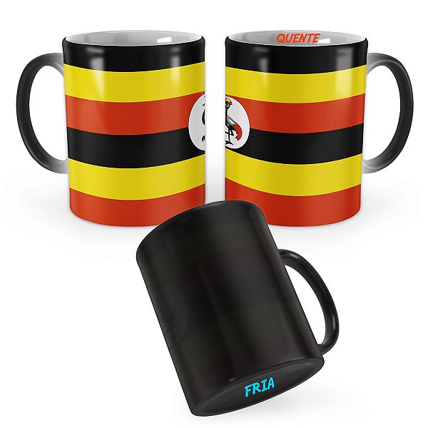 Caneca Mágica Bandeira Uganda País