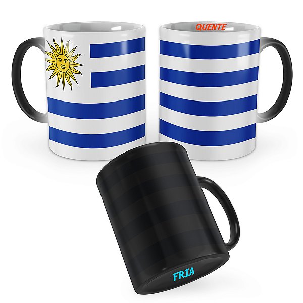 Caneca Mágica Bandeira Uruguai País