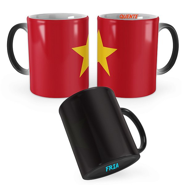 Caneca Mágica Bandeira Vietnã País