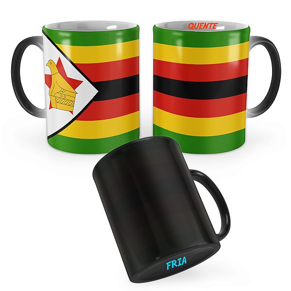 Caneca Mágica Bandeira Zimbábue País