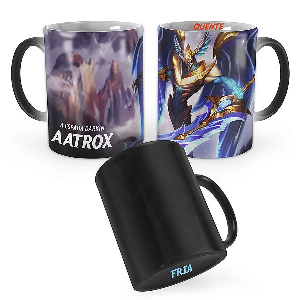 Caneca Mágica Aatrox Justiceiro League of Legends Lol