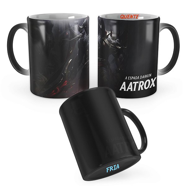 Caneca Mágica Aatrox Lua Sangrenta League of Legends Lol