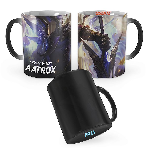 Caneca Mágica Aatrox Vitorioso League of Legends Lol