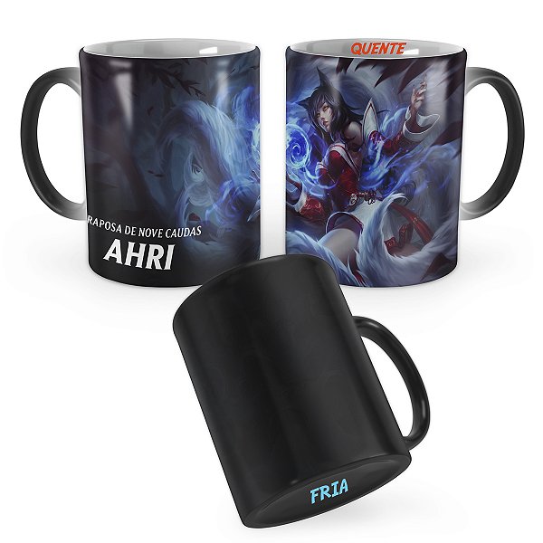 Caneca Mágica Ahri League of Legends Lol