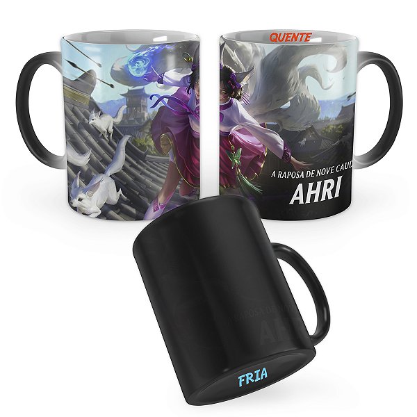 Caneca Mágica Ahri da Dinastia League of Legends Lol