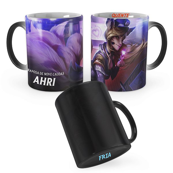 Caneca Mágica Ahri Estrela do Pop League of Legends Lol