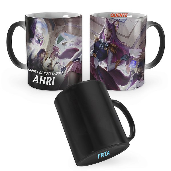 Caneca Mágica Ahri Colegial League of Legends Lol