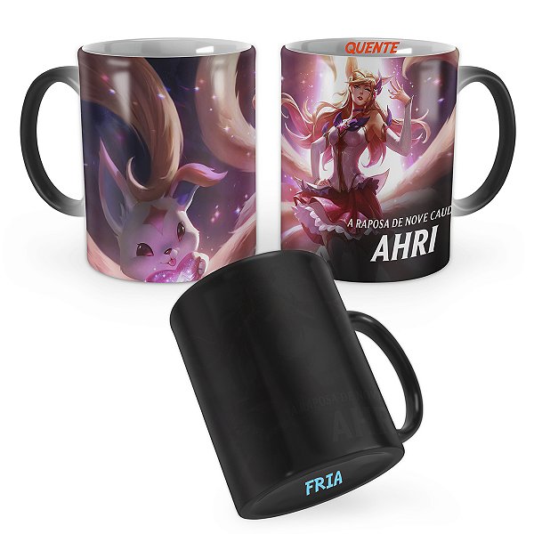Caneca Mágica Ahri Guardiã Estelar League of Legends Lol