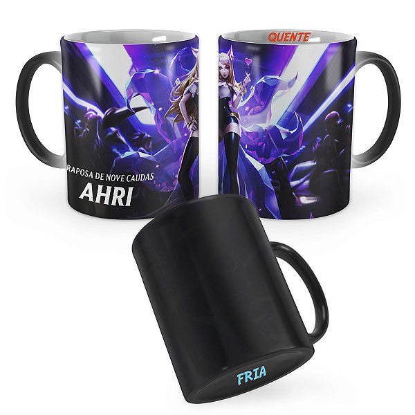 Caneca Mágica Ahri K/DA League of Legends Lol