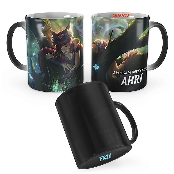 Caneca Mágica Ahri Sabugueiro League of Legends Lol