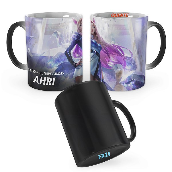 Caneca Mágica Ahri KDA All Out League of Legends Lol
