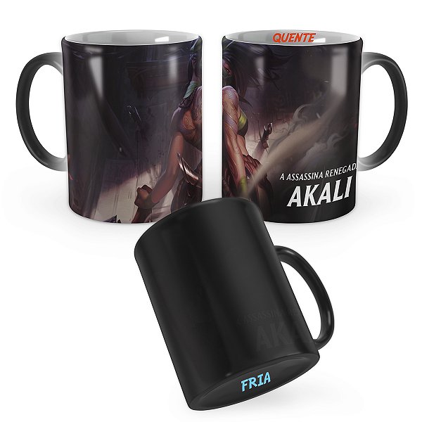 Caneca Mágica Akali League of Legends Lol