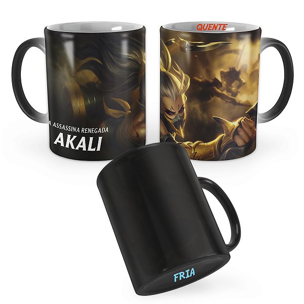 Caneca Mágica Akali Sinistra League of Legends Lol