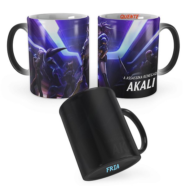 Caneca Mágica Akali K/DA League of Legends Lol
