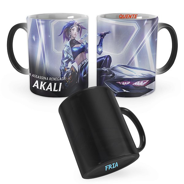 Caneca Mágica Akali K/DA All Out League of Legends Lol