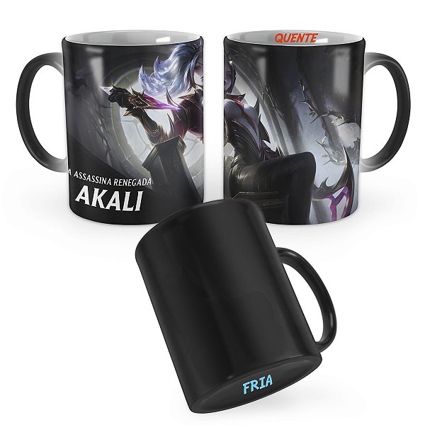 Caneca Mágica Akali Congregação das Bruxas de Prestígio Lol