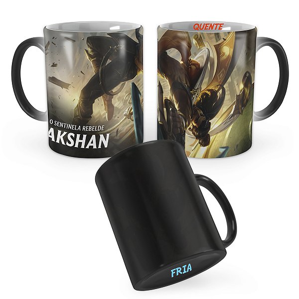 Caneca Mágica Akshan League of Legends Lol
