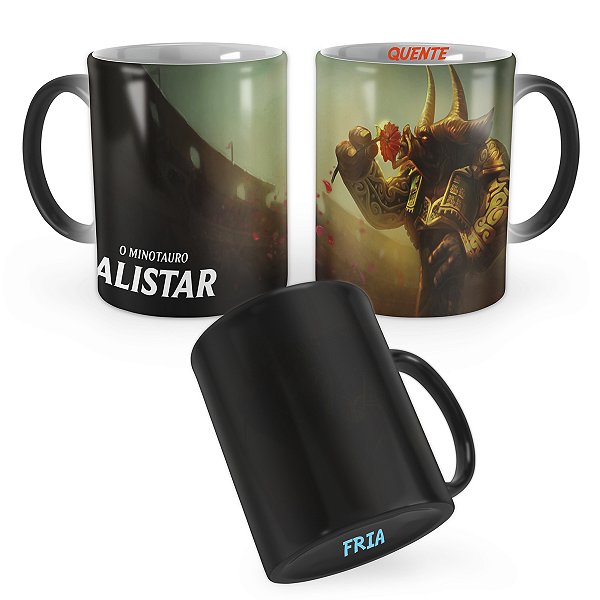 Caneca Mágica Alistar Toureiro League of Legends Lol
