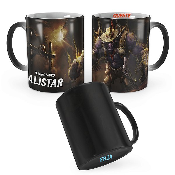 Caneca Mágica Alistar Velho Oeste League of Legends Lol
