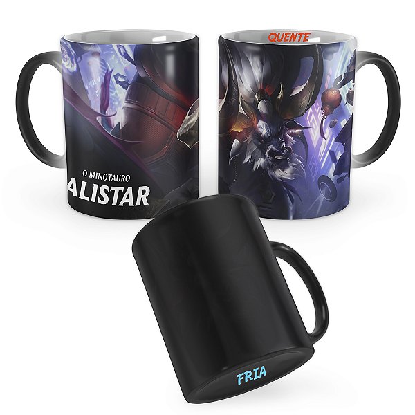 Caneca Mágica Alistar Fera Lunar League of Legends Lol