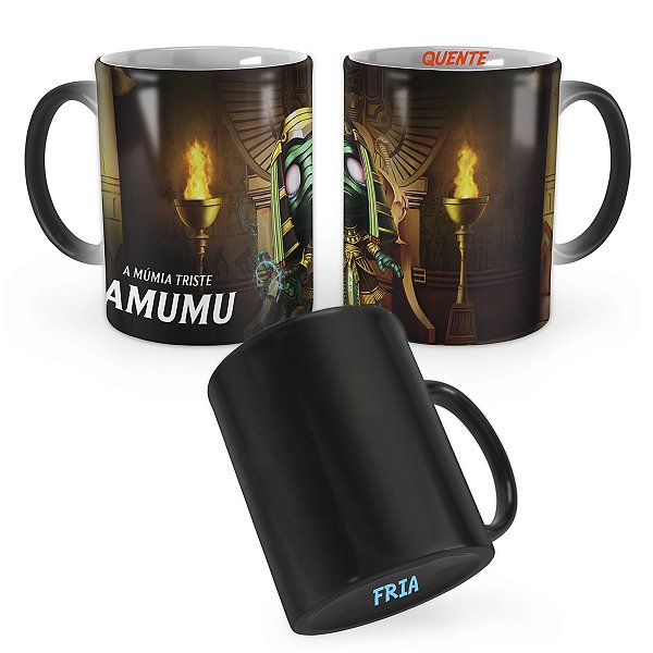 Caneca Mágica Amumu Faraó League of Legends Lol