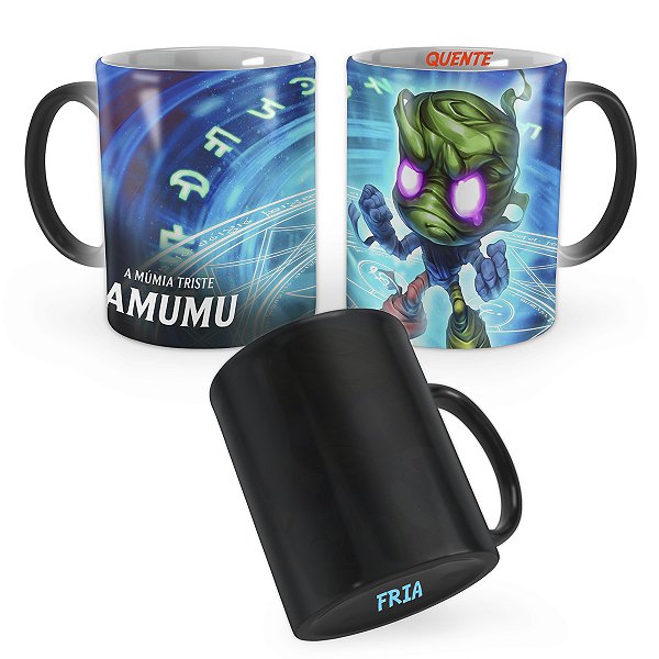 Caneca Mágica Amumu Jogos de Inverno League of Legends Lol