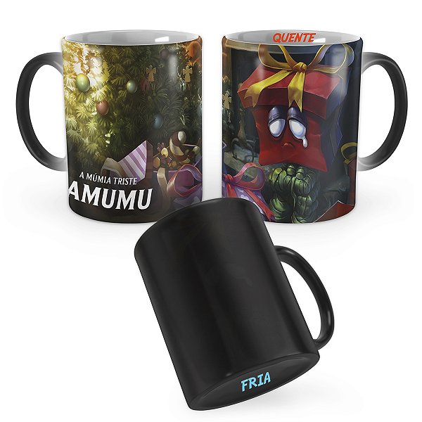 Caneca Mágica Amumu Presente de Grego League of Legends Lol