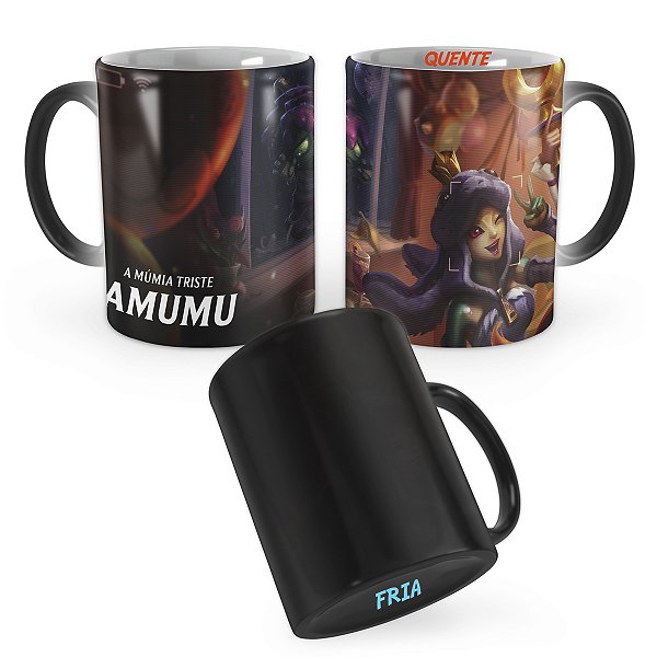 Caneca Mágica Amumu Festa Surpresa League of Legends Lol