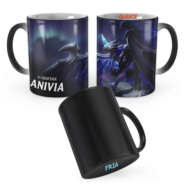 Caneca Mágica Anivia Gelo Sombrio League of Legends Lol
