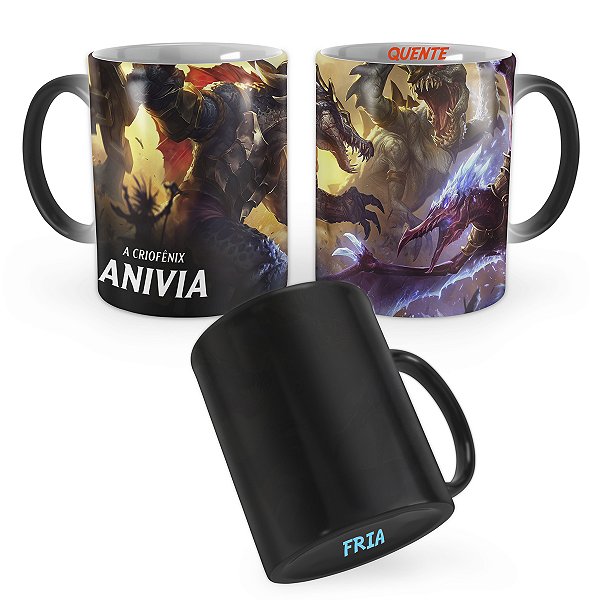 Caneca Mágica Anivia Pré-Histórica League of Legends Lol