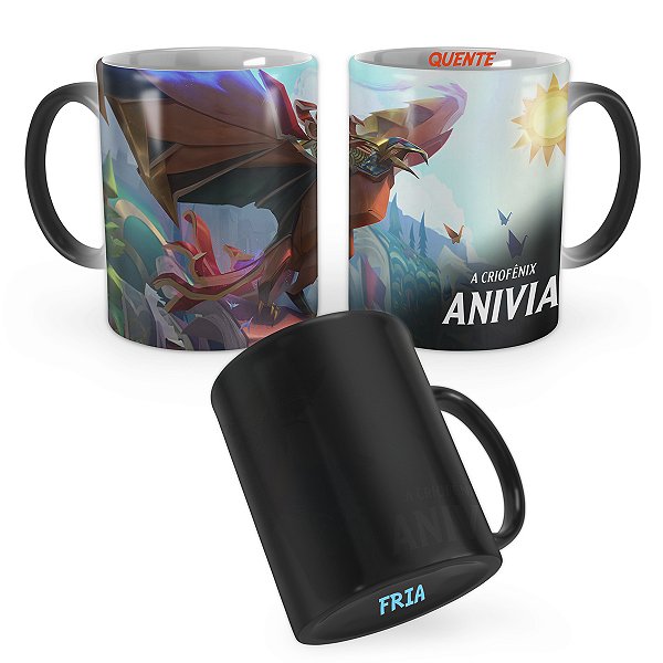 Caneca Mágica Anivia de Papel League of Legends Lol