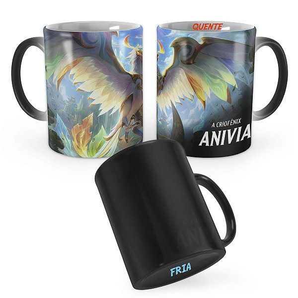 Caneca Mágica Anivia Fênix Divina League of Legends Lol