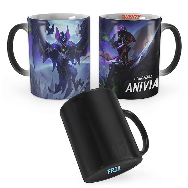 Caneca Mágica Morceganivia Feiticeira League of Legends Lol