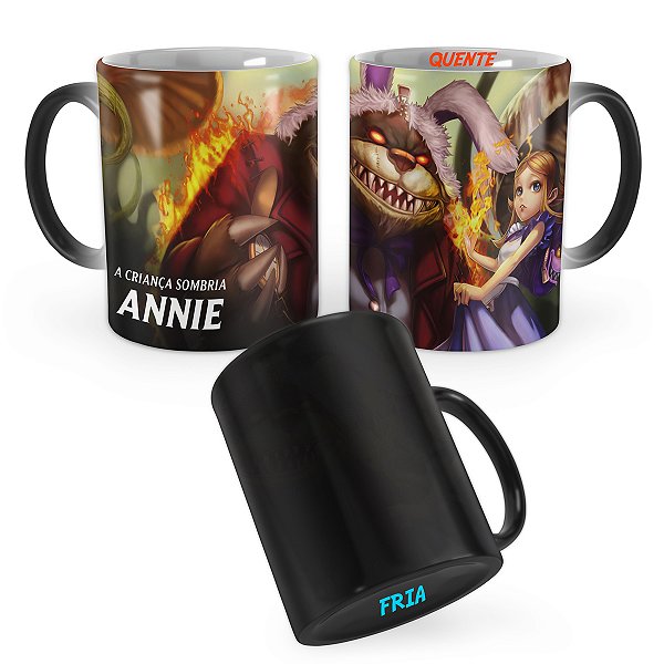 Caneca Mágica Annie No País das Maravilhas League of Legends Lol