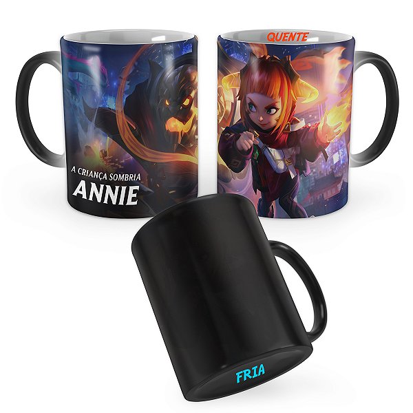 Caneca Mágica Annie Fera Lunar League of Legends Lol