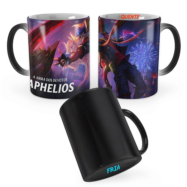 Caneca Mágica Aphelios Fera Lunar League of Legends Lol