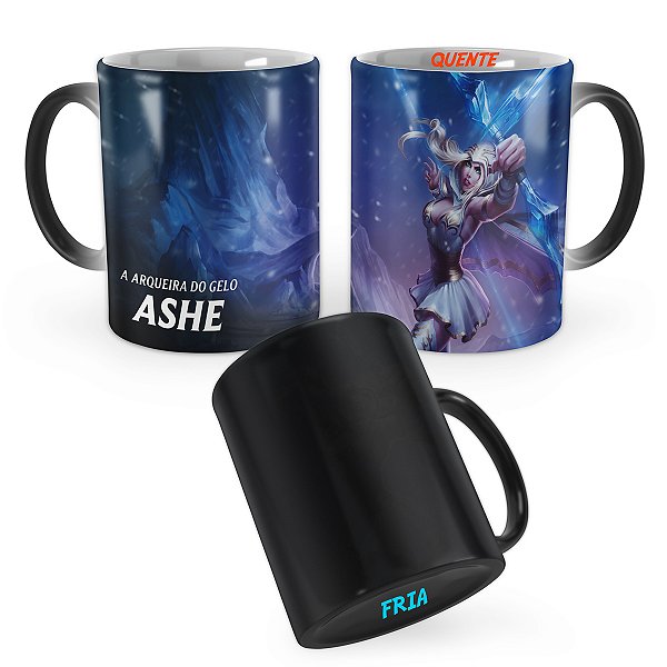 Caneca Mágica Ashe de Freljord League of Legends Lol