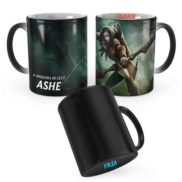 Caneca Mágica Ashe Bretã League of Legends Lol