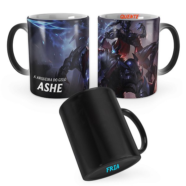 Caneca Mágica Ashe Saqueadora League of Legends Lol