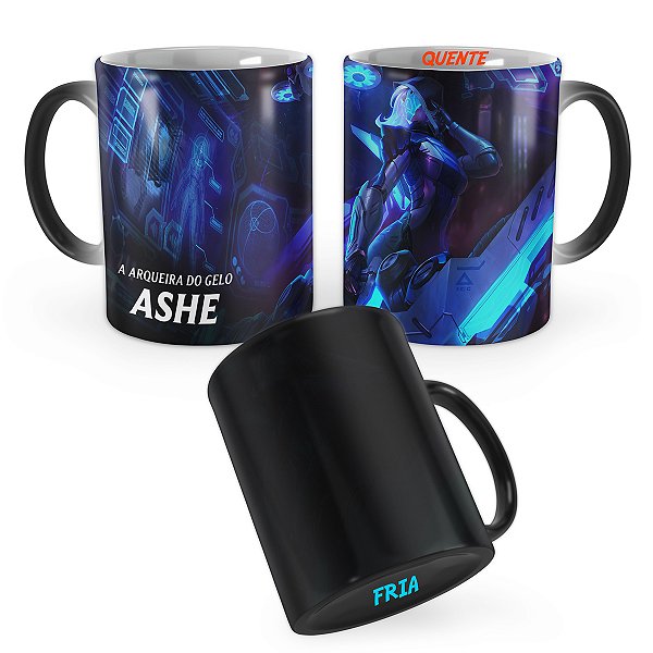 Caneca Mágica Projeto Ashe League of Legends Lol