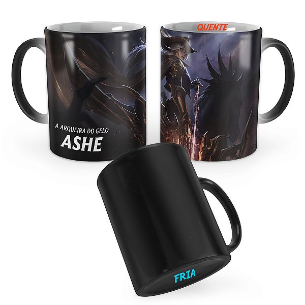 Caneca Mágica Ashe Velho Oeste League of Legends Lol