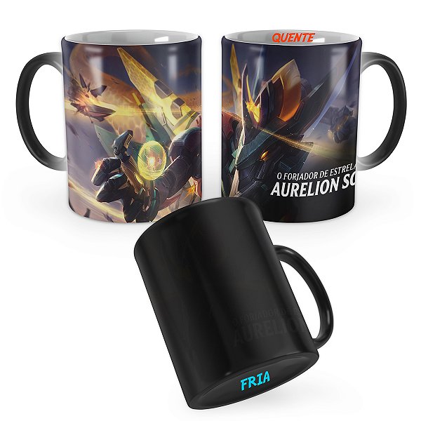 Caneca Mágica Mech Aurelion Sol League of Legends Lol