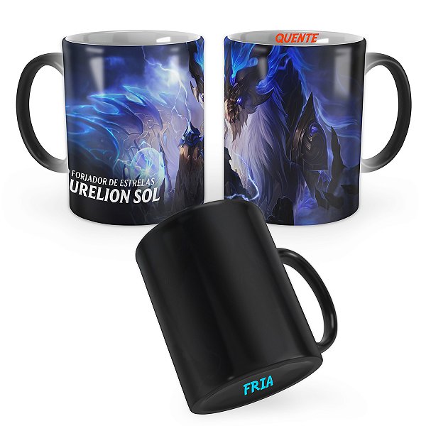 Caneca Mágica Aurelion Sol Dragão da Tormenta League of Legends Lol