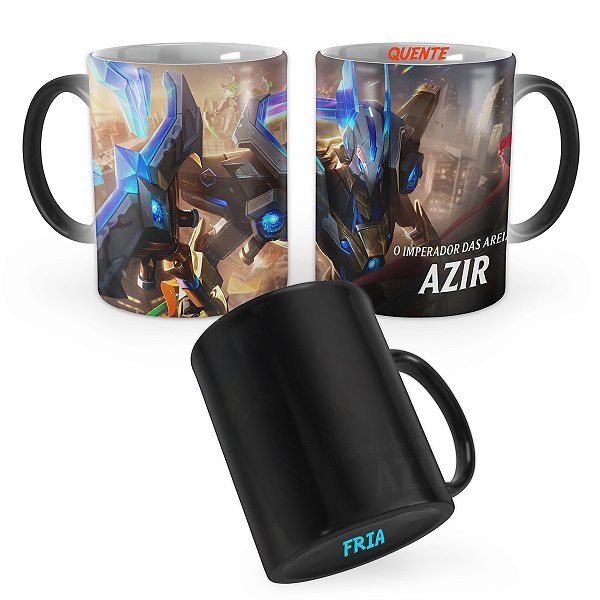 Caneca Mágica Azir Mundial 2022 League of Legends Lol