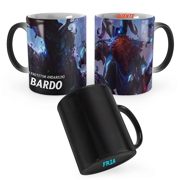 Caneca Mágica Bardo Sabugueiro League of Legends Lol
