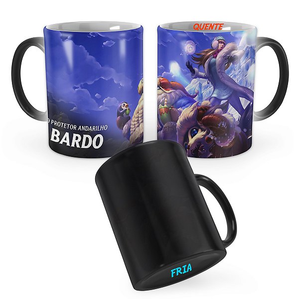 Caneca Mágica Bardo Dia Nevado League of Legends Lol