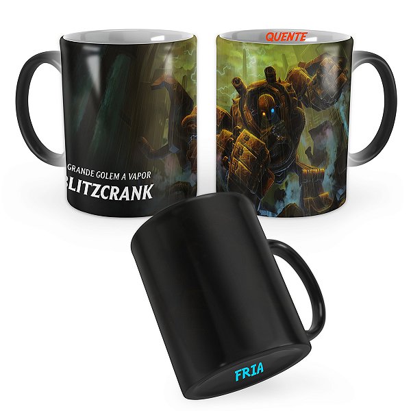 Caneca Mágica Blitzcrank Enferrujado League of Legends Lol